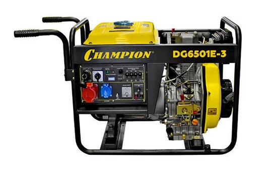 Дизельный генератор Champion DG6501E-3