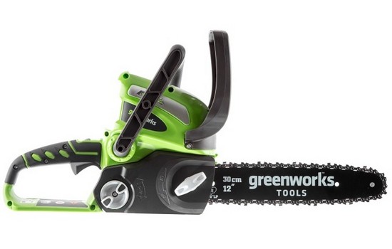 Аккумуляторная цепная пила Greenworks G40CS30