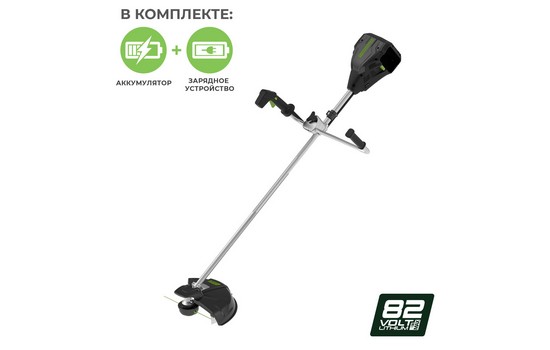 Аккумуляторный триммер Greenworks GС82BCBK25