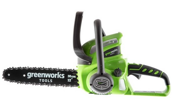 Аккумуляторная цепная пила Greenworks G40CS30K2