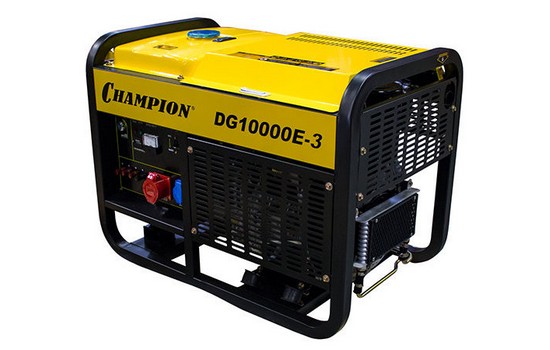 Дизельный генератор Champion DG10000E-3