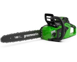 Аккумуляторная цепная пила Greenworks GD40CS18K4