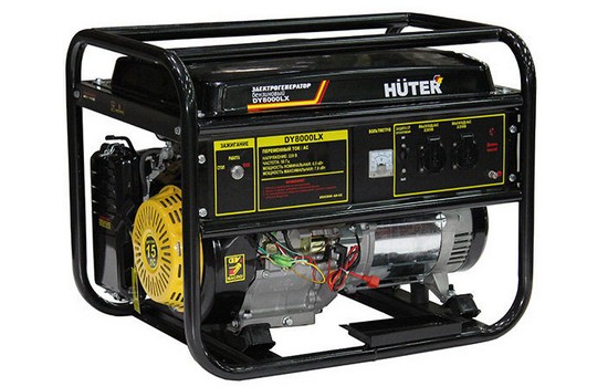 Бензиновый генератор Huter DY8000LX