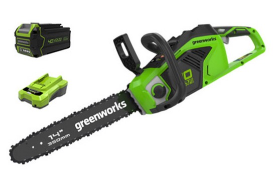 Аккумуляторная цепная пила Greenworks GD40CS15K4