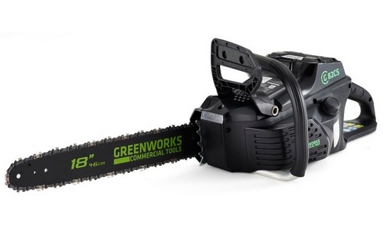 Аккумуляторная цепная пила Greenworks GС82CS