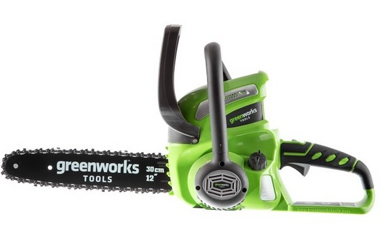 Аккумуляторная цепная пила Greenworks G40CS30